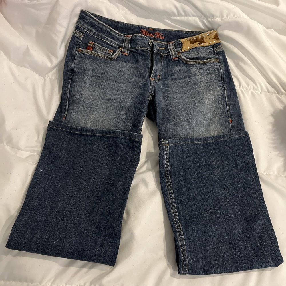 VTG Miss Me Women's Cowhide Bootcut Jeans size 29